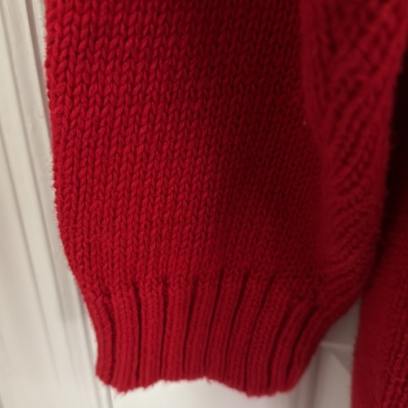 Vintage Yarn Works, heavy turtleneck sweater with ribbed hem & sleeves - Picture 4 of 10